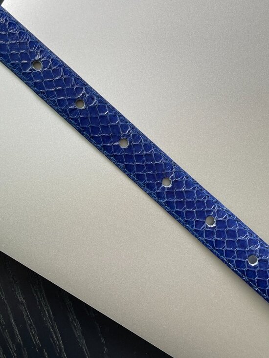 Size M D.A.M.E Genuine Snakeskin Belt Size & Fit * Tag Size: M (Medium)  * Pleas main image 7